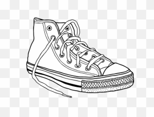 Converse Sneakers Drawing Clip Art - Png