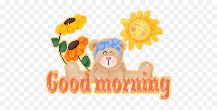 Download Good Morning Animation Cute Gif 179133 - Png Good Morning Teddy Bear Gif,Good Morning Png