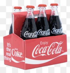 Coca Mini Pk Painted - Coca Cola Pack Png,Coke Bottle Png