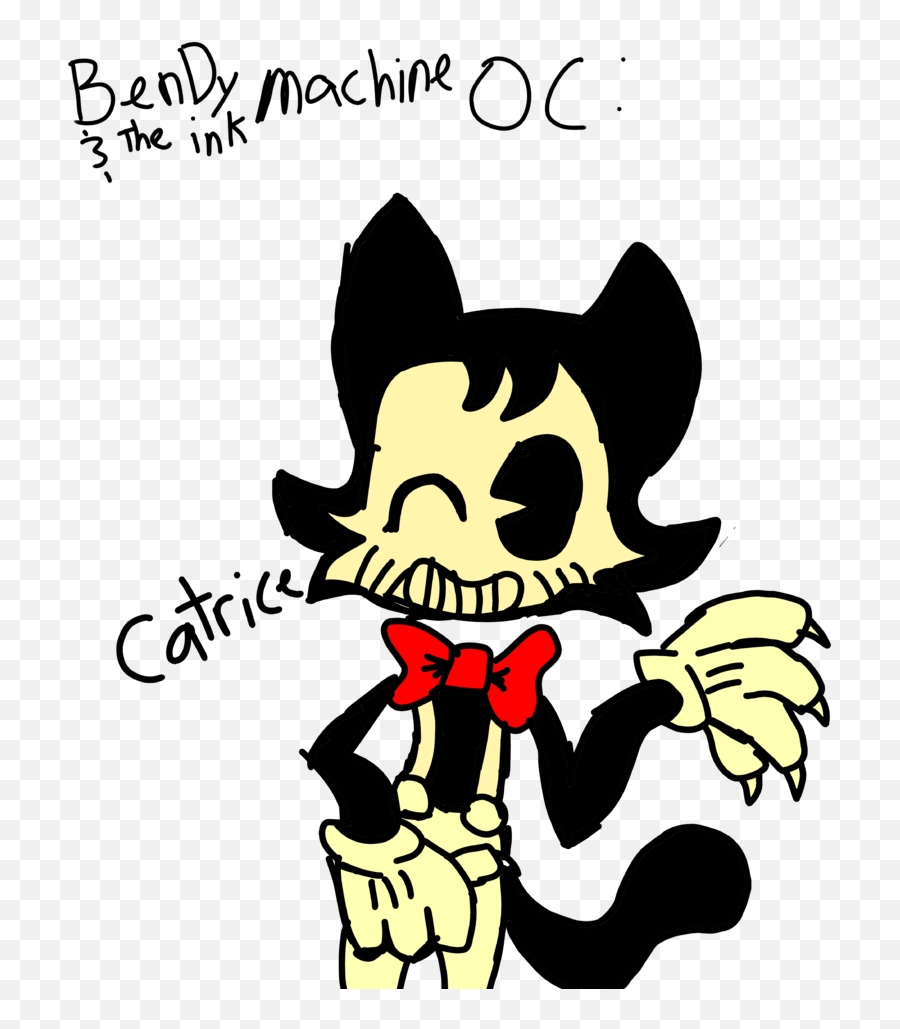 Bendy And The Ink Machine Oc Catrice Cat Katie Katicorn - Cartoon Png,Bendy And The Ink Machine Logo