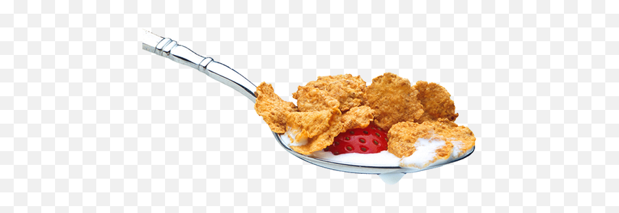 Png Free Cereal Spoon - Transparent Spoon With Cereal,Cereal Png
