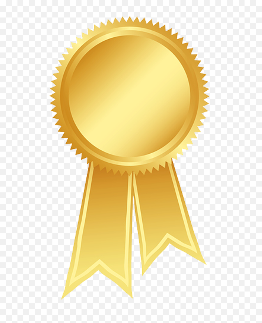 Prize Ribbon Png - Prize Ribbon Yellow Clipart Certificate Gold Ribbon For Recognition,Award Png