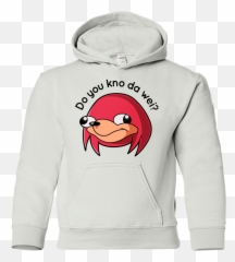 Ugandan Knuckles Youth Hoodie - Do Know The Way png