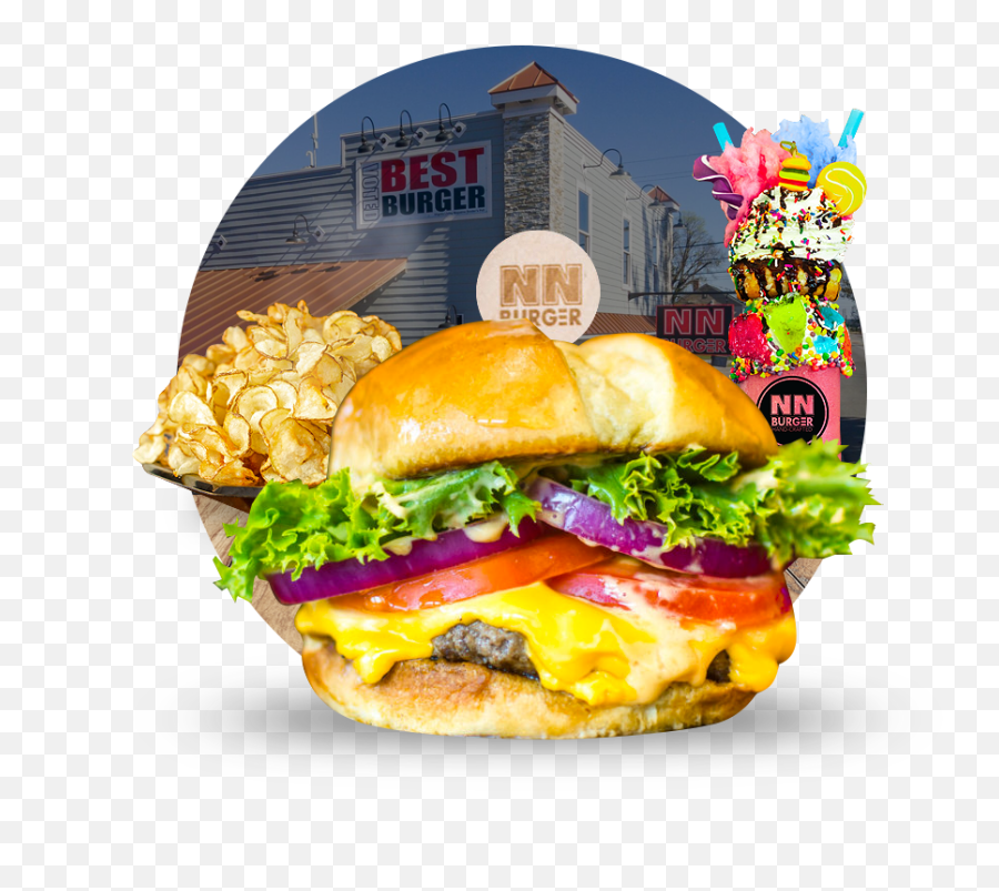 The Nn Burger Story - Bacon Cheese Png,Burger Bun Png