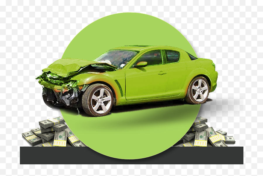 Download Hd We Buy Junk Cars - Crash Car White Background Wrecked Cars Png,Car Crash Png