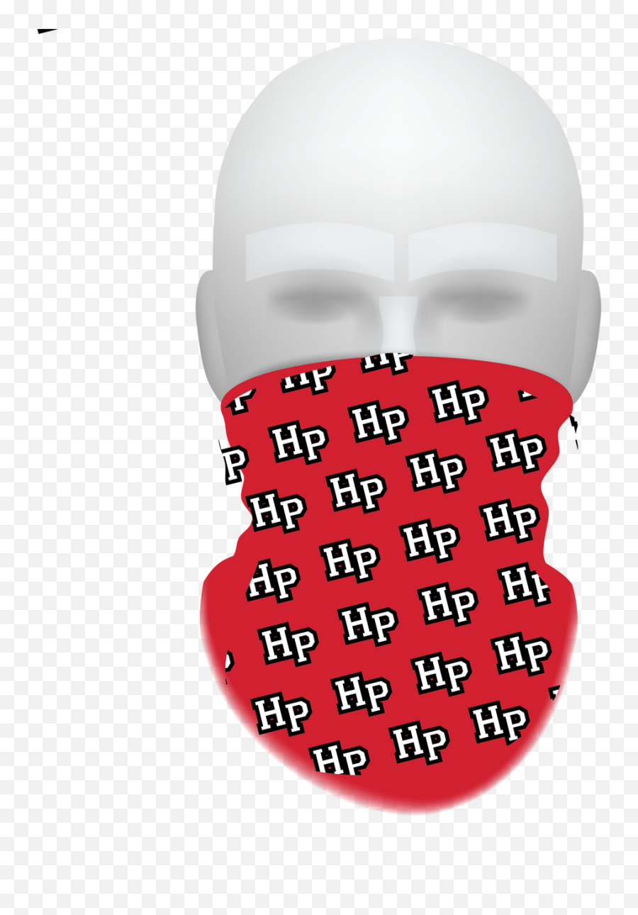 Hp Red Raiders Neck Gaiter 2 - Reusable Washable Dot Png,Raiders Skull Logo
