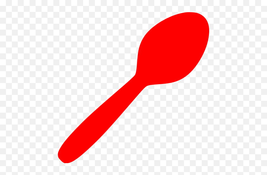 Red Spoon Icon - Red Spoon Clipart Png,Red Spoon Logo