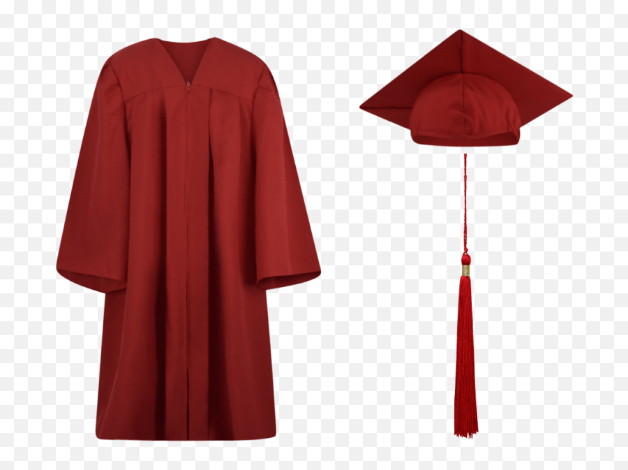 Cap And Gown Transparent Png Clipart - Burgundy Cap And Gown,Tassel Png