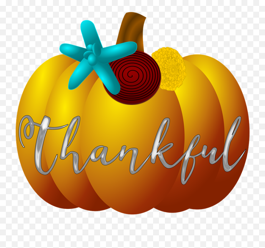 Pumpkin Thankful Fall - Gourd Png,Thankful Png
