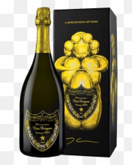Dom Perignon 2004 Jeff Koons Limited Edition 75 Cl Case Of 6 Bottles - png
