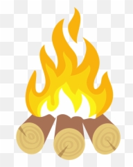 Fire Clip Art Cartoon Pile Transprent - Gambar Kayu Bakar Animasi png