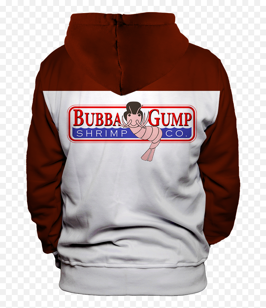 Bubba Gump Unisex Zipped Hoodie - Unisex Png,Bubba Gump Shrimp Logo