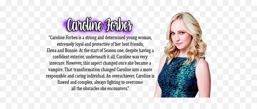 The Vampire Diaries - Control Freaks Niklauscaroline For Women Png,Candice Accola Png
