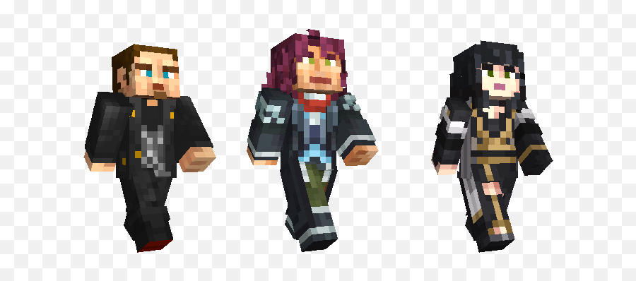 Final Fantasy Xv Skin Pack Out Now Minecraft - Final Fantasy Xv Minecraft Skins Png,Final Fantasy Xv Png