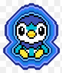Pixilart - Piplup By Materorem Hama Perler Beads Pokemon Png,Piplup Png