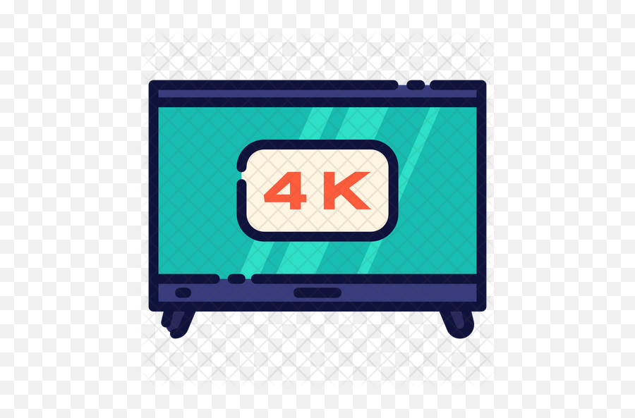 4k Tv Icon - Icon Png,Television Icon Png