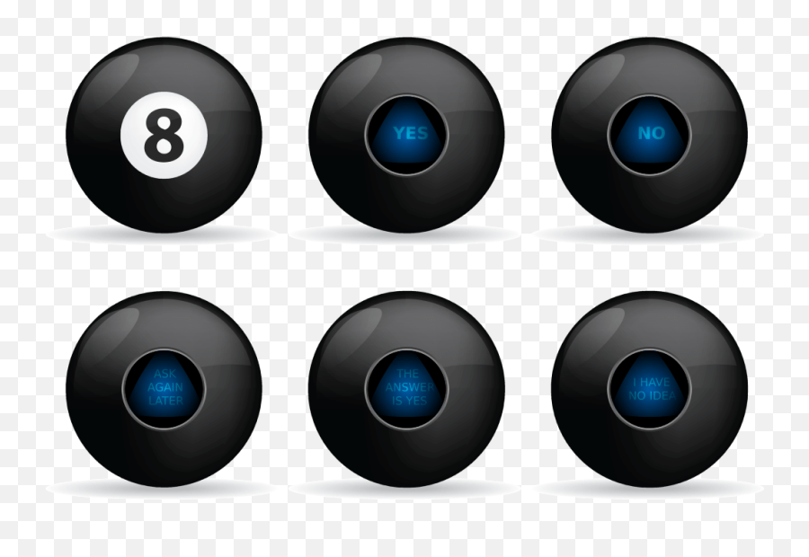 Download Hd Ask A Silly Question Get Answer - Magic Magic 8 Ball Vector Png,Magic 8 Ball Png