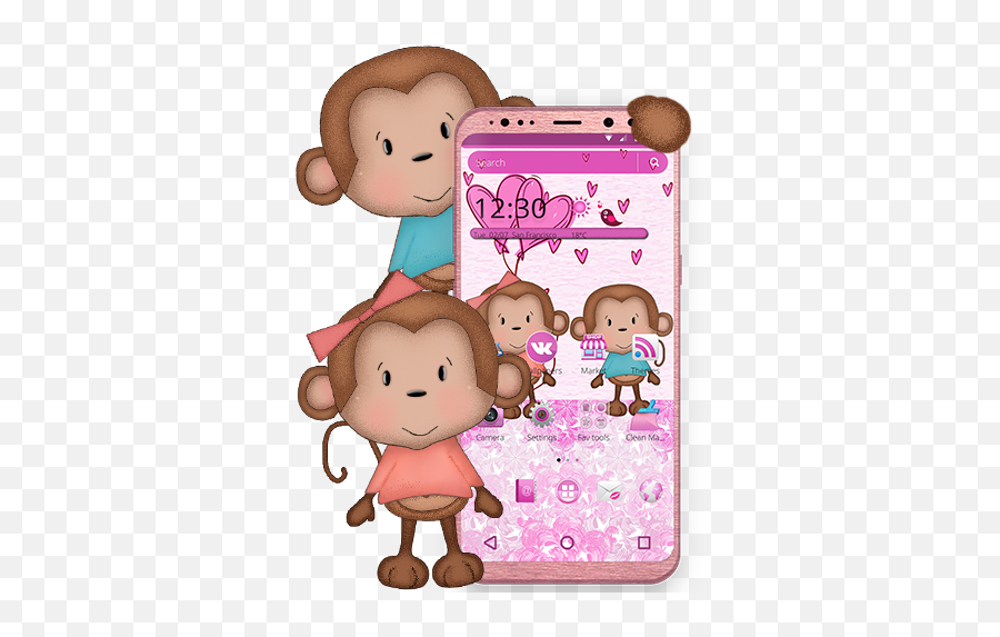 Cute Cartoon Monkey Theme 116 Download Android Apk Aptoide Png Settings Icon