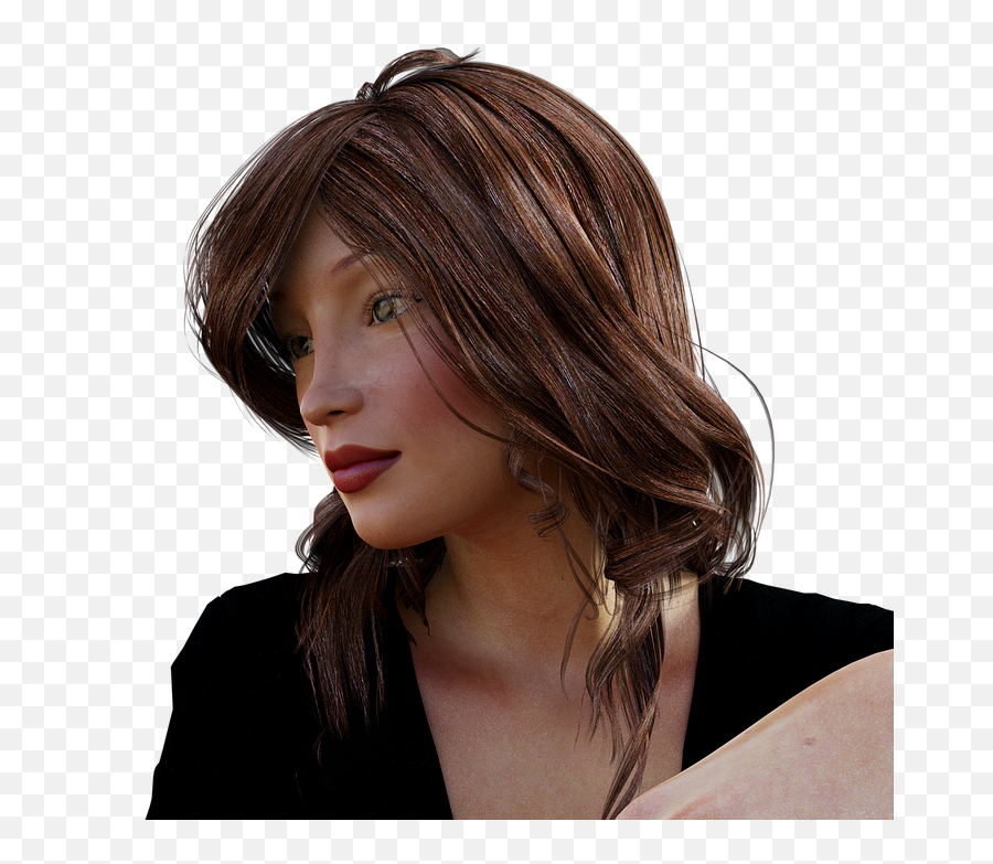 Model Face Png - Portrait Woman Model Beauty Human Female Lace Wig,Woman Face Png