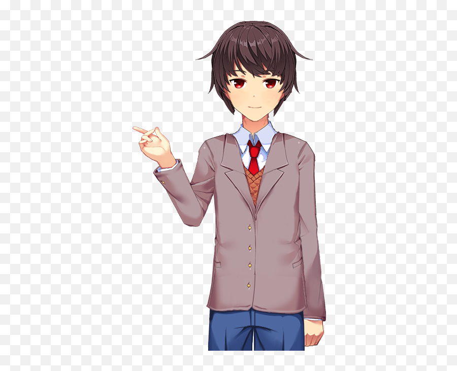 Doki Literature Club Spoilers Page 34 - Protagonist Doki Doki Literature Club Png,Doki Doki Literature Club Logo Png