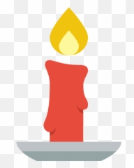 Red Christmas Candle Png Image - Icon