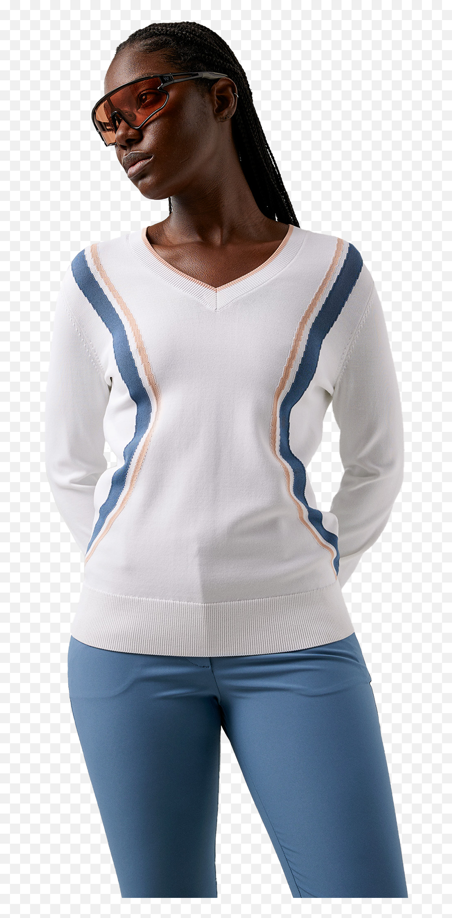 J Lindeberg Bianca V - Neck Golf Sweater Pga Tour Superstore For Women Png,Fj Icon Spikeless