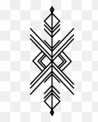 Geometry Tattoo Transparent Background Png Arts - Small Png