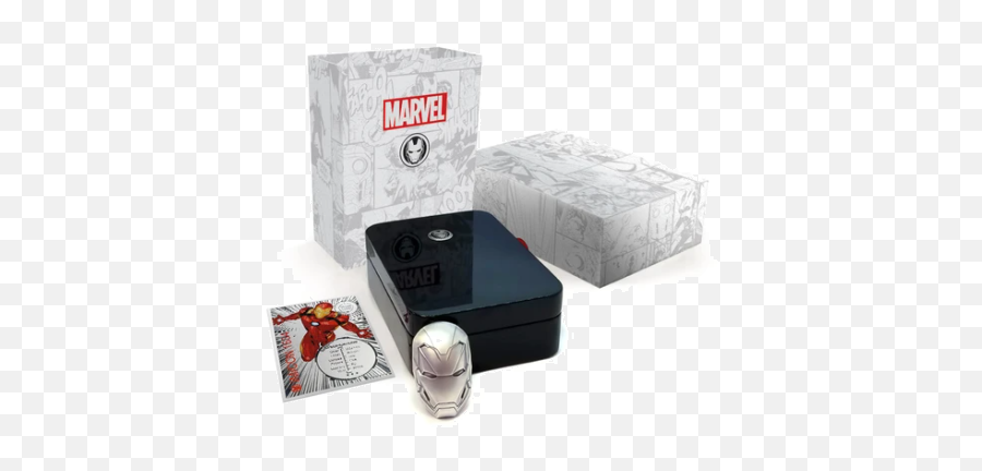 2 Ounce Marvel Series Iron Man Icon Fine Silver Coin Gift Set - Iron Man 2 Oz Silver Png,Iron Man Icon