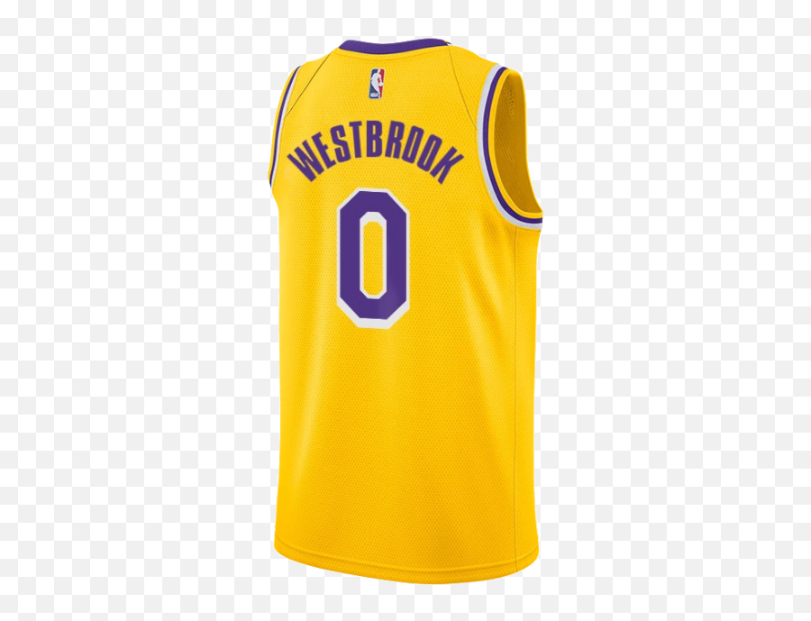 Nba Swingman Jersey Russell Westbrook 0 Los Angeles Lakers - Sleeveless Png,0 Icon