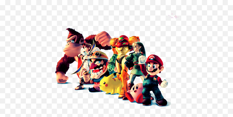 Nintendo Characters Png 3 Image - Super Smash Bros Brawl Poster,Nintendo Characters Png