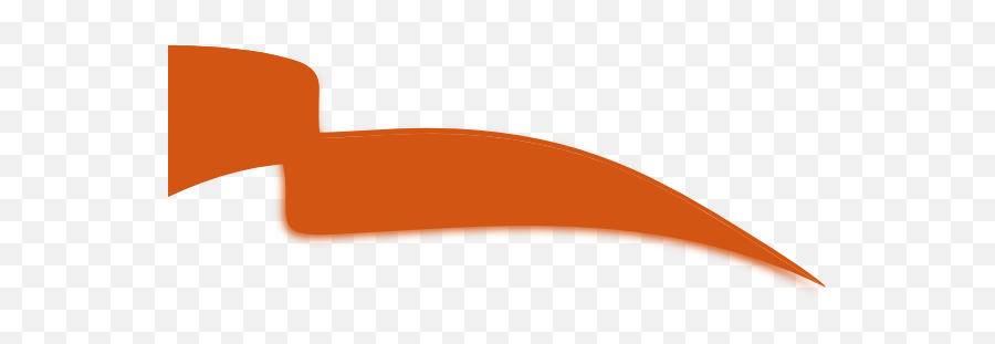 Flowing Ribbon Clip Art Png Image - Orange Ribbon Png Vector,Orange Ribbon Png