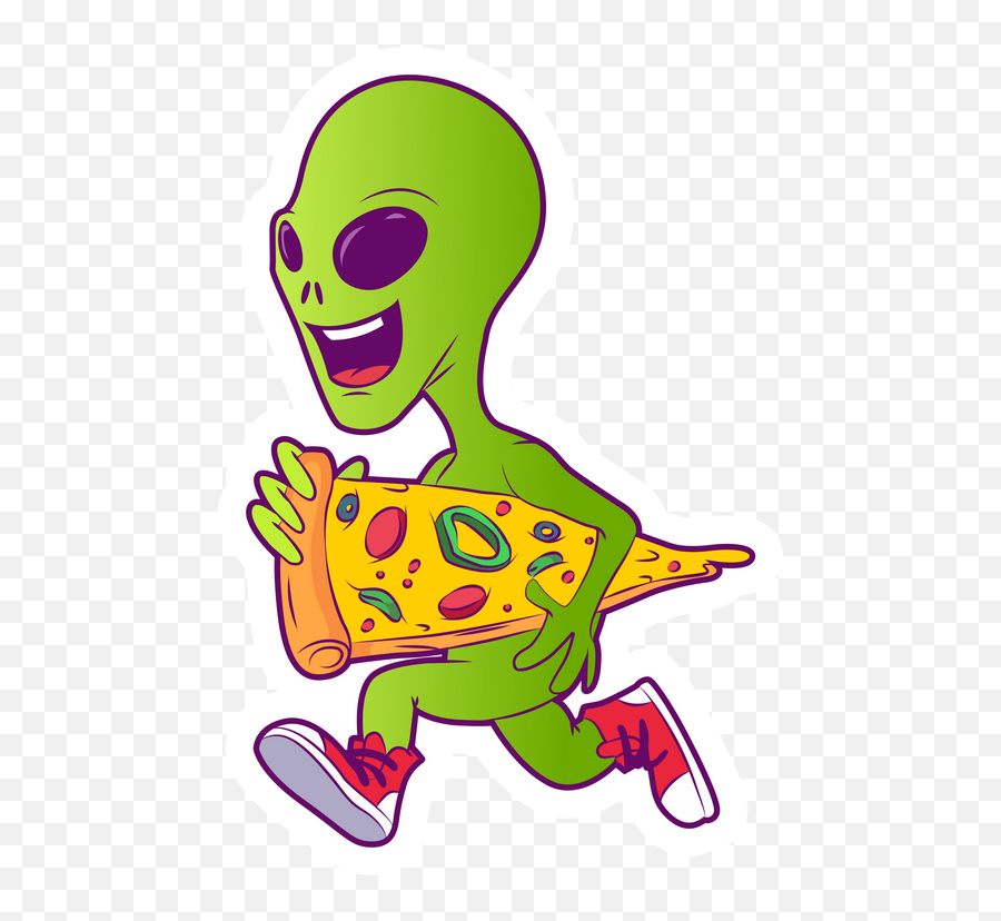Outer Space Stickers - Sticker Mania Stickers Pack Space Funny Png,Alien On Chrome Icon