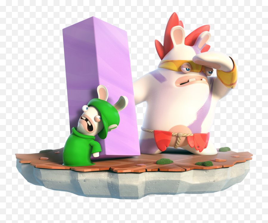 New Official Artwork For Mario Rabbids Kingdom Battle - Mario Rabbids Kingdom Battle Rabbid Luigi Png,Luigi Plush Png