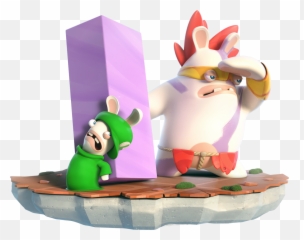 New Official Artwork For Mario Rabbids Kingdom Battle - Mario Rabbids Kingdom Battle Rabbid Luigi Png,Luigi Plush Png