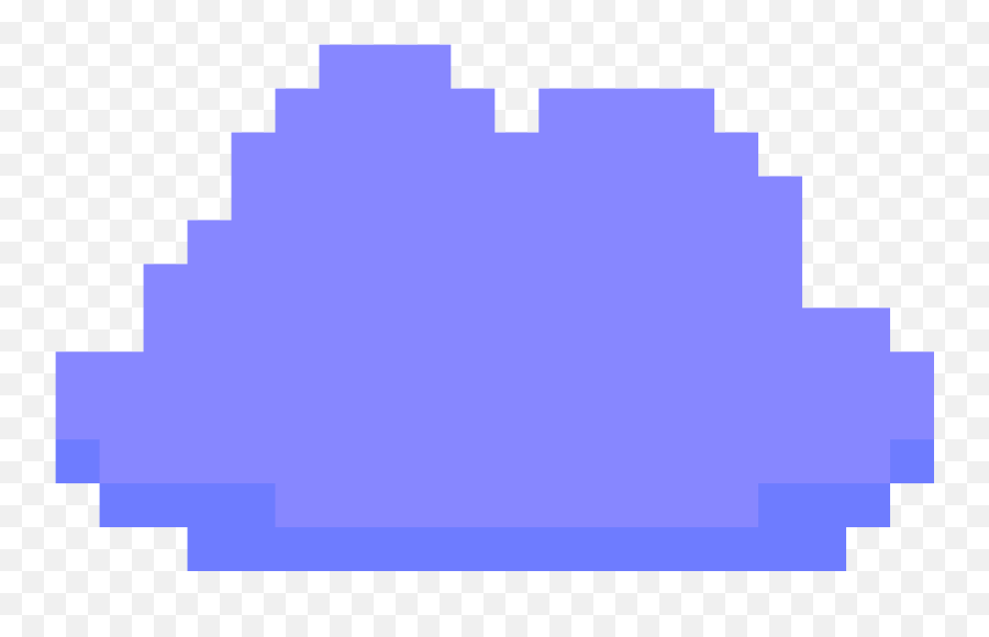 Pixel Cloud Png - Dead Cloud Sprite Bob Ross Pixel Art 8 Bit Poison Mushroom Mario,Cloud Png