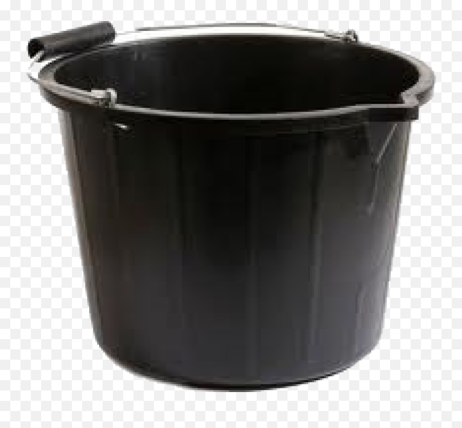 Black Plastic Bucket Picture 48891 - Free Icons And Png Black Bucket Png,Black Oval Png