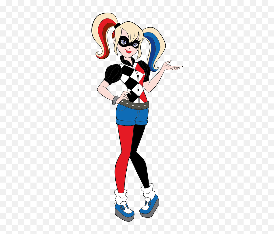 Cartoon Girl Dc Super Hero Girls Clip Art Images Png - Harley Quinn Dc Superhero Girls,Superhero Png