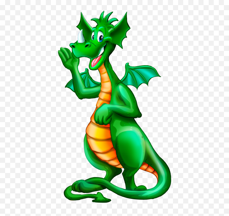 Dragon For Kids - Transparent Cartoon Dragon Png,Cartoon Dragon Png