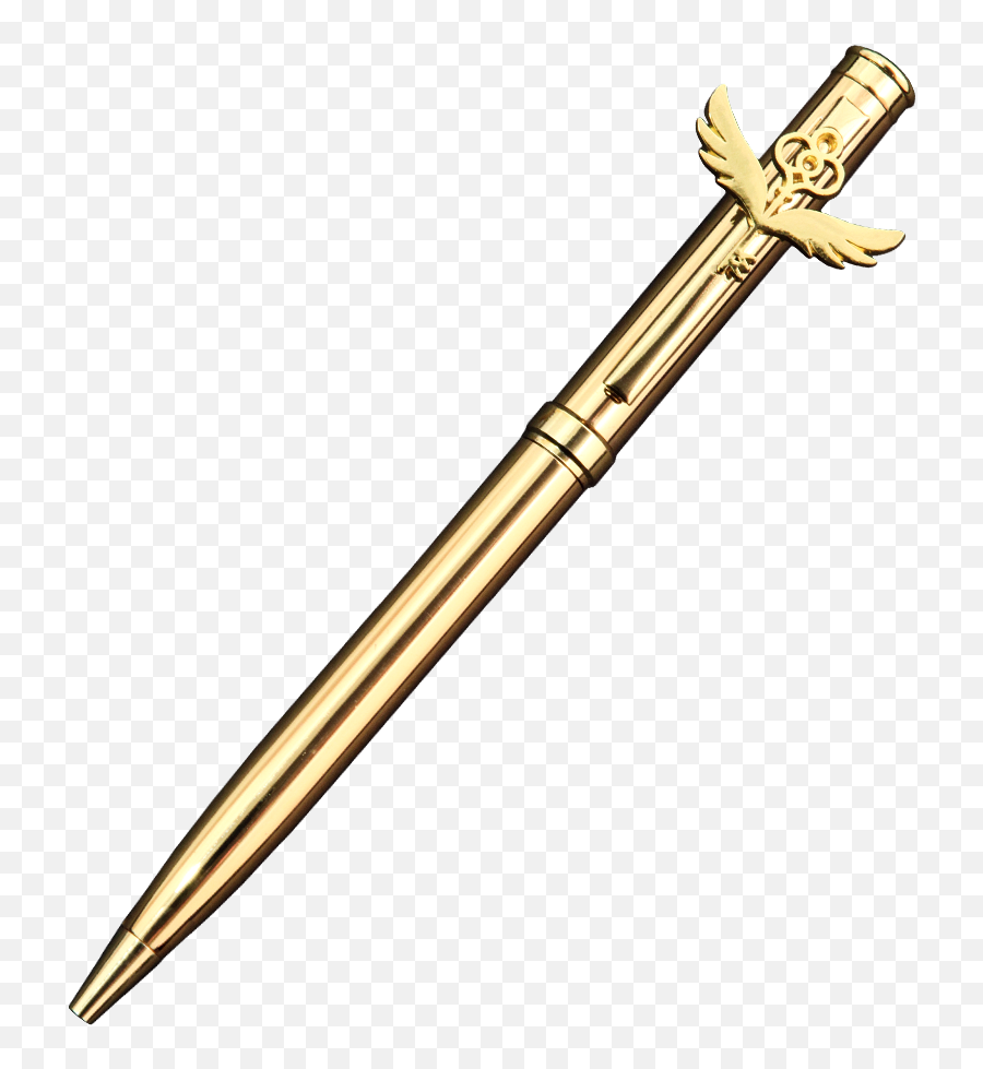 Enchanted Key Gold Pen With Charm - Sabre Png,Gold Key Png