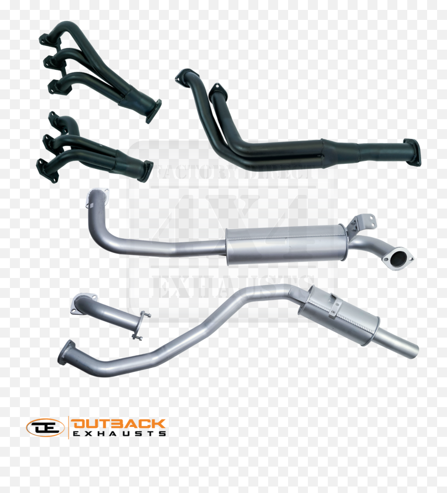 Toyota Landcruiser 80 Series Wagon 45l Petrol Fzj80 25u201d Aluminised Exhaust System With Extractors - Exhaust For Ranger Raptor Png,Exhaust Png