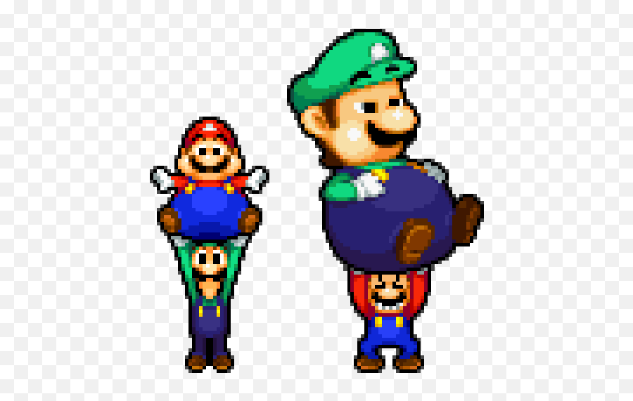 Luigi Bowsers Inside Story Fat - Mario I Luigi Rpg Png,Luigi Png