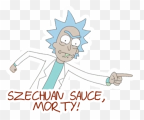 Download Transparent Sticker Rick And - Cartoon png