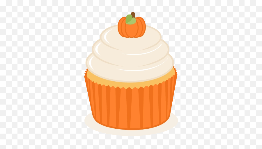 Download Free Png Fall Cupcake - Dlpngcom Pumpkin Cupcake Clipart,Cupcake Png