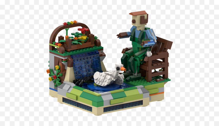 Lego Ideas - Rake In The Lake Untitled Goose Game Untitled Goose Game Lego Png,Lego Transparent