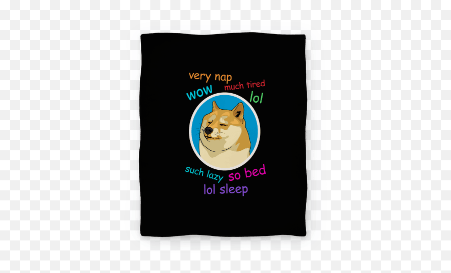 Nap Doge Blankets Lookhuman - Cat Yawns Png,Doge Png
