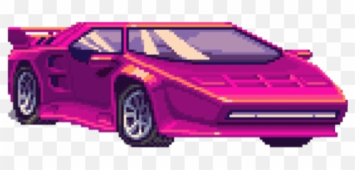 Pixel Retro Car Transparent - Retro Car Png,Retro Png