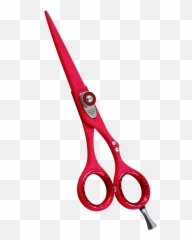 Pink Hair Cutting Shears - Scissors png