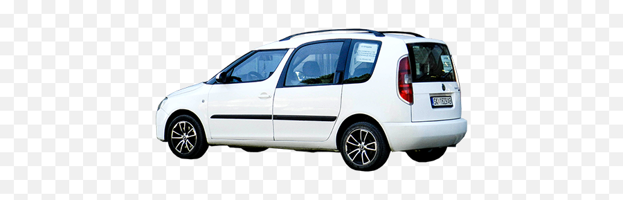 White Boxy European Sedan Family Car Hatchback - White Van Hatchback Png,Car Rear Png