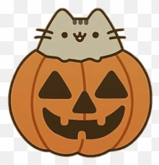 Download Free Pusheen Sticky Notes Clipart - Pusheen In A Pumpkin Png,Pusheen Png