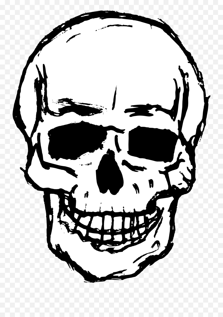 Free Skulls Transparent Png Clipart - Skull Clipart Transparent,Skull Face Png